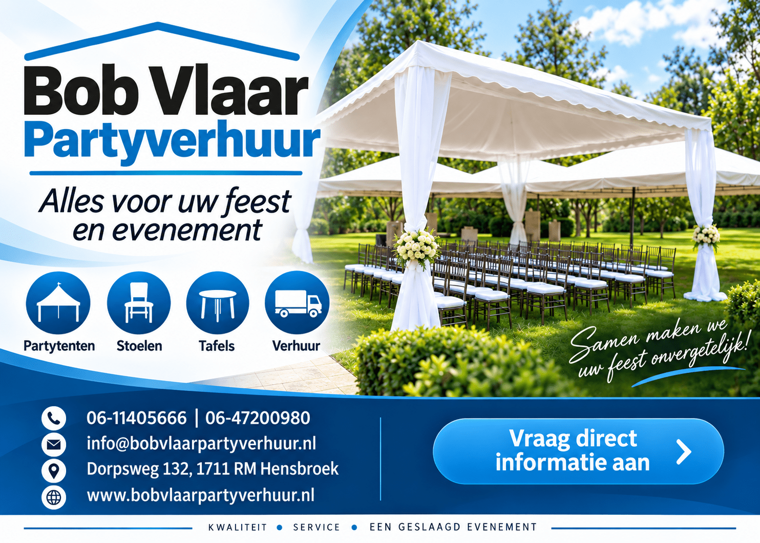 Bob Vlaar party verhuur